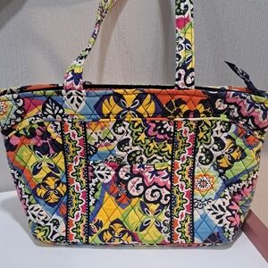 Vera Bradley quilted Multicolor Floral Purse/Tote Bag